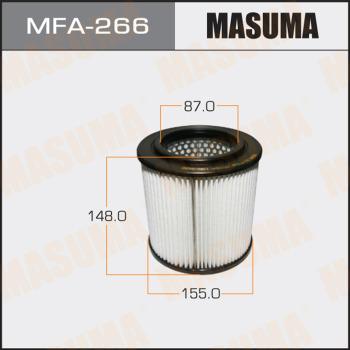 MASUMA MFA-266 - Повітряний фільтр autozip.com.ua