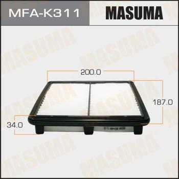 MASUMA MFA-K311 - Повітряний фільтр autozip.com.ua