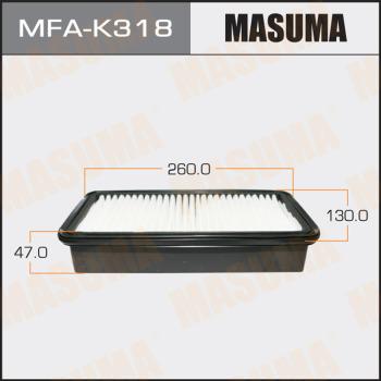 MASUMA MFA-K318 - Повітряний фільтр autozip.com.ua