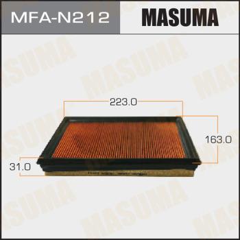 MASUMA MFA-N212 - Повітряний фільтр autozip.com.ua