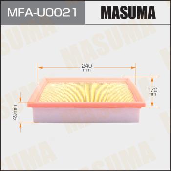 MASUMA MFA-U0021 - Повітряний фільтр autozip.com.ua