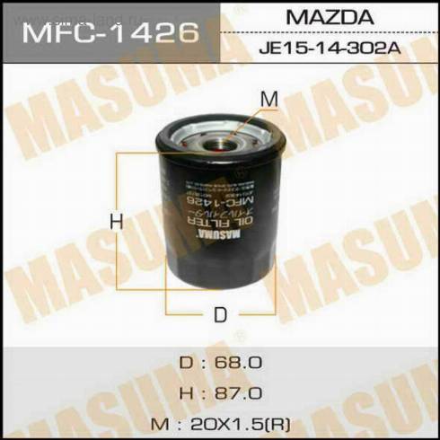 MASUMA MFC-1426 - Масляний фільтр autozip.com.ua