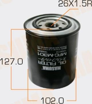 MASUMA MFC-M301 - Масляний фільтр autozip.com.ua