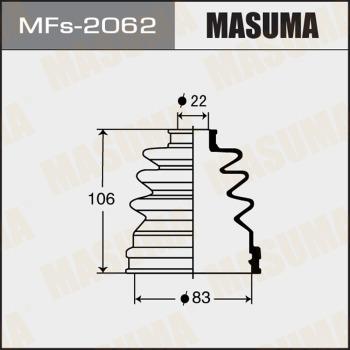 MASUMA MFs-2062 - Пильник, приводний вал autozip.com.ua