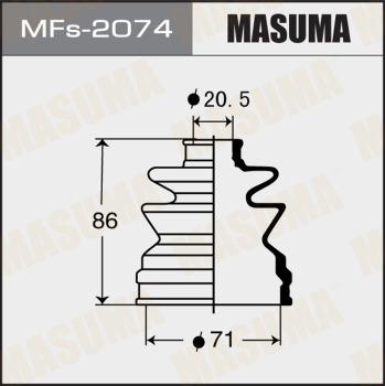 MASUMA MFs-2074 - Пильник, приводний вал autozip.com.ua