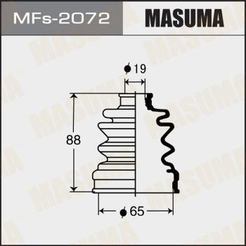 MASUMA MFs-2072 - Пильник, приводний вал autozip.com.ua