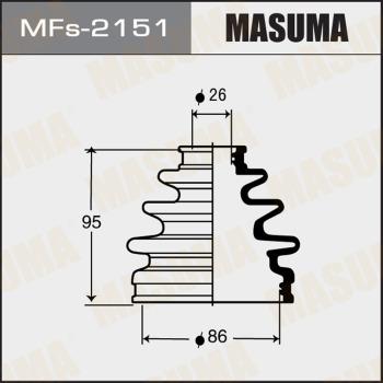 MASUMA MFS-2151 - Пильник, приводний вал autozip.com.ua