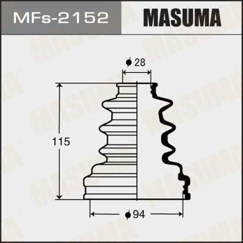 MASUMA MFS-2152 - Пильник, приводний вал autozip.com.ua