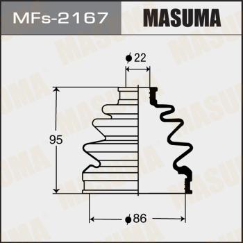 MASUMA MFs-2167 - Пильник, приводний вал autozip.com.ua