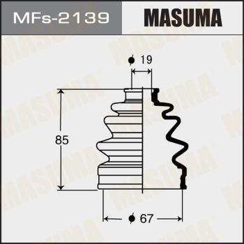 MASUMA MFs-2139 - Пильник, приводний вал autozip.com.ua
