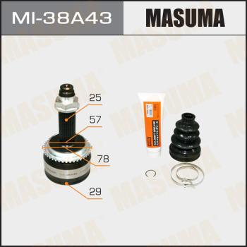 MASUMA MI-38A43 - Шарнір, ШРУС, приводний вал autozip.com.ua