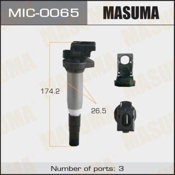 MASUMA MIC-0065 - Котушка запалювання autozip.com.ua