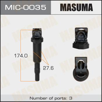 MASUMA MIC-0035 - Котушка запалювання autozip.com.ua