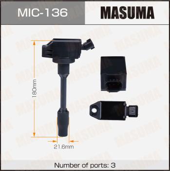 MASUMA MIC136 - Котушка запалювання autozip.com.ua