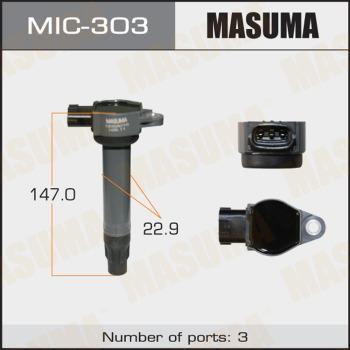 MASUMA MIC-303 - Котушка запалювання autozip.com.ua