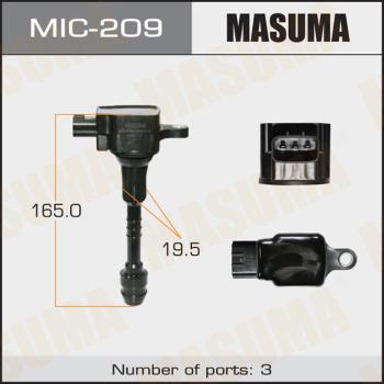 MASUMA MIC-209 - Котушка запалювання autozip.com.ua