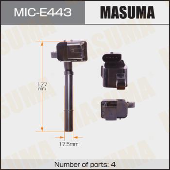 MASUMA MIC-E443 - Котушка запалювання autozip.com.ua