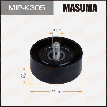 MASUMA MIP-K305 - Паразитний / провідний ролик, поліклиновий ремінь autozip.com.ua