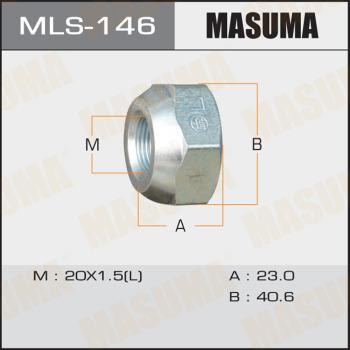 MASUMA MLS-146 - Гайка кріплення колеса autozip.com.ua