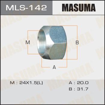 MASUMA MLS-142 - Гайка кріплення колеса autozip.com.ua
