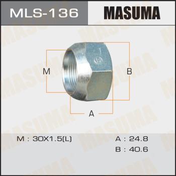 MASUMA MLS-136 - Гайка кріплення колеса autozip.com.ua