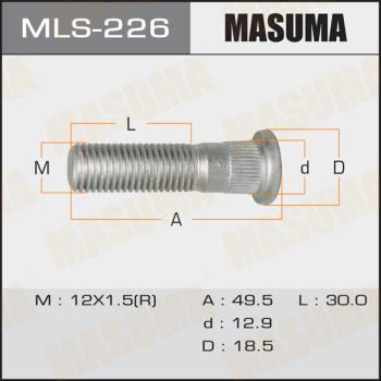 MASUMA MLS-226 - Болт кріплення колеса autozip.com.ua