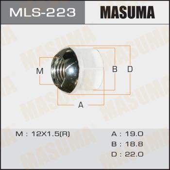 MASUMA MLS223 - Гайка кріплення колеса autozip.com.ua