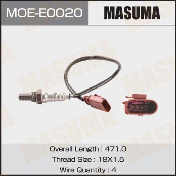 MASUMA MOE-E0020 - Лямбда-зонд, датчик кисню autozip.com.ua