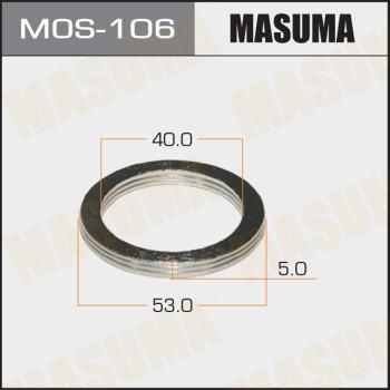 MASUMA MOS-106 - Кільце ущільнювача, труба вихлопного газу autozip.com.ua