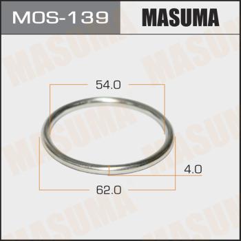 MASUMA MOS-139 - Кільце ущільнювача, труба вихлопного газу autozip.com.ua