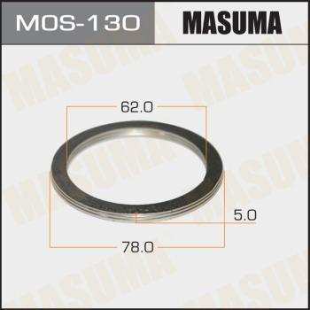 MASUMA MOS-130 - Кільце ущільнювача, труба вихлопного газу autozip.com.ua