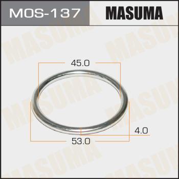 MASUMA MOS-137 - Кільце ущільнювача, труба вихлопного газу autozip.com.ua