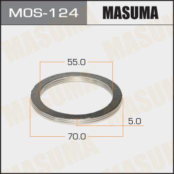 MASUMA MOS-124 - Кільце ущільнювача, труба вихлопного газу autozip.com.ua
