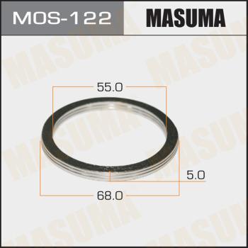 MASUMA MOS122 - Кільце ущільнювача, труба вихлопного газу autozip.com.ua