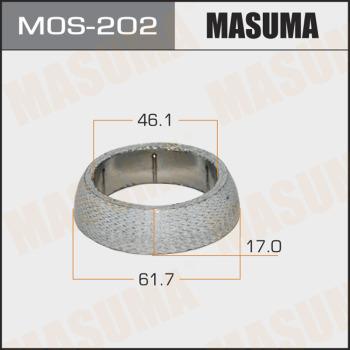 MASUMA MOS-202 - Кільце ущільнювача, труба вихлопного газу autozip.com.ua