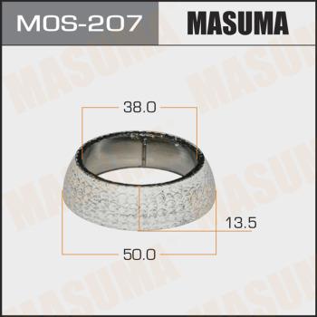 MASUMA MOS-207 - Кільце ущільнювача, труба вихлопного газу autozip.com.ua