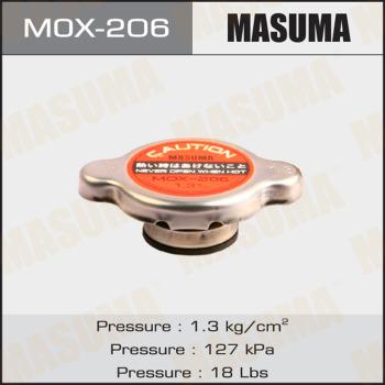MASUMA MOX-206 - Кришка, резервуар охолоджуючої рідини autozip.com.ua