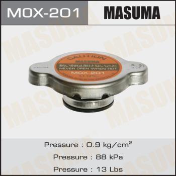 MASUMA MOX-201 - Кришка, резервуар охолоджуючої рідини autozip.com.ua