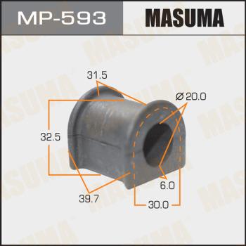 MASUMA MP-593 - Втулка, стабілізатор autozip.com.ua