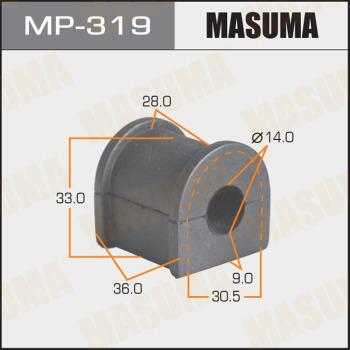 MASUMA MP-319 - Втулка, стабілізатор autozip.com.ua