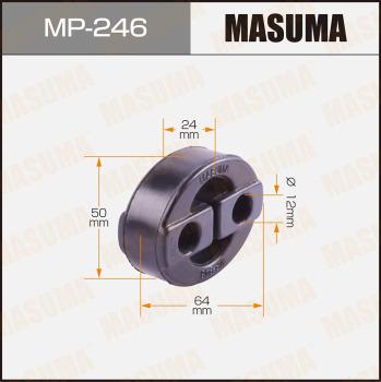 MASUMA MP-246 - Кронштейн, втулка, система випуску autozip.com.ua