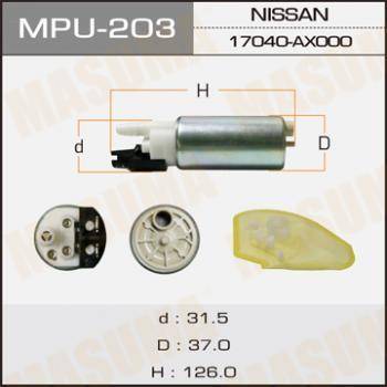MASUMA MPU-203 - Модуль паливного насоса autozip.com.ua