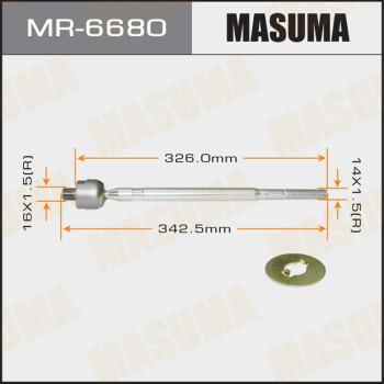 MASUMA MR-6680 - Осьовий шарнір, рульова тяга autozip.com.ua