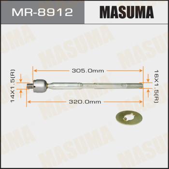 MASUMA MR-8912 - Осьовий шарнір, рульова тяга autozip.com.ua