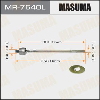 MASUMA MR-7640L - Осьовий шарнір, рульова тяга autozip.com.ua