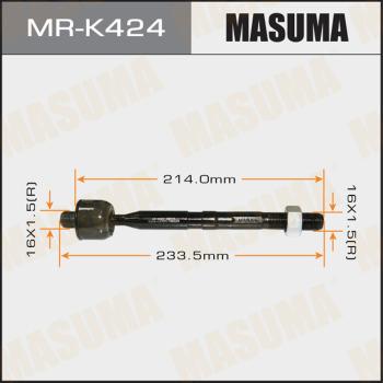 MASUMA MR-K424 - Осьовий шарнір, рульова тяга autozip.com.ua