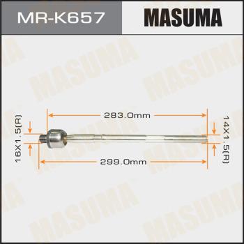 MASUMA MR-K657 - Осьовий шарнір, рульова тяга autozip.com.ua