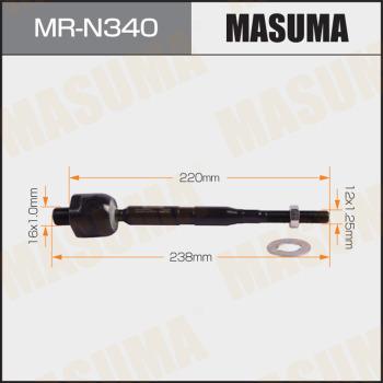 MASUMA MR-N340 - Осьовий шарнір, рульова тяга autozip.com.ua