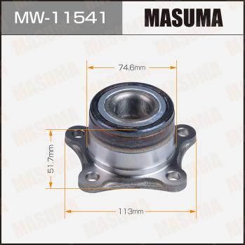 MASUMA MW-11541 - Комплект підшипника маточини колеса autozip.com.ua
