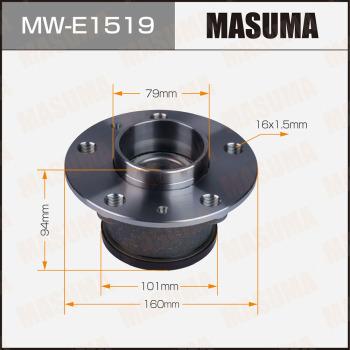 MASUMA MW-E1519 - Комплект підшипника маточини колеса autozip.com.ua